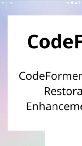 Replicate Codeformer Advices中文版