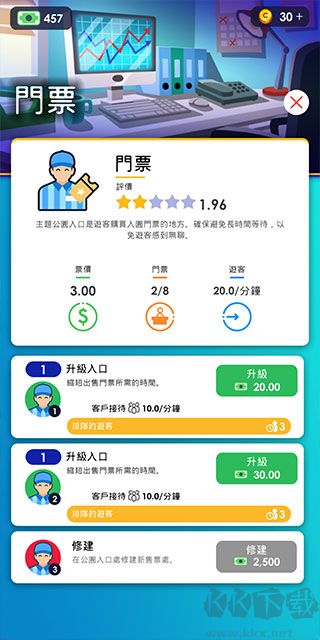 闲置主题公园大亨无限金币版
